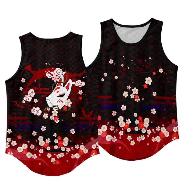 fox mask flower print couple men women casual beach vest anime fashion streetwear harajuku sleeveless loose sports vest, Red
fox mask flower print couple men women casual beach vest anime fashion streetwear harajuku sleeveless loose sports vest, Red