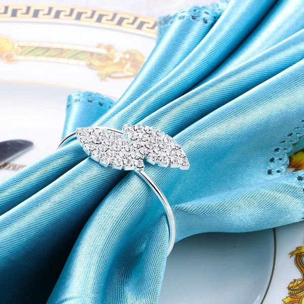 napkin ring metal leaf clip rhinestone buckle valentine's day, st. patrick's wedding, festive dinner, table d rings
napkin ring metal leaf clip rhinestone buckle valentine's day, st. patrick's wedding, festive dinner, table d rings