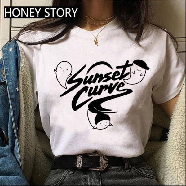 julie and womens t shirt the phantoms women summer fashion harajuku streetwear tshirt printed tee, White
julie and womens t shirt the phantoms women summer fashion harajuku streetwear tshirt printed tee, White