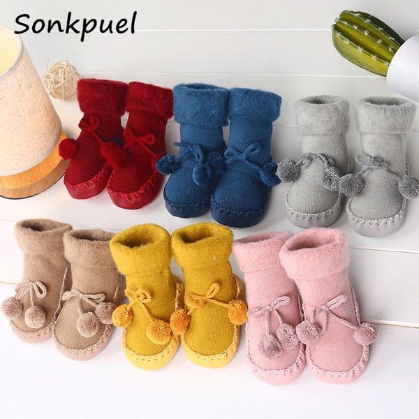 baby socks shoes born autumn winter children floor anti slip soft solid thicken warm butterfly knot sock for 0-24m first walkers
baby socks shoes born autumn winter children floor anti slip soft solid thicken warm butterfly knot sock for 0-24m first walkers