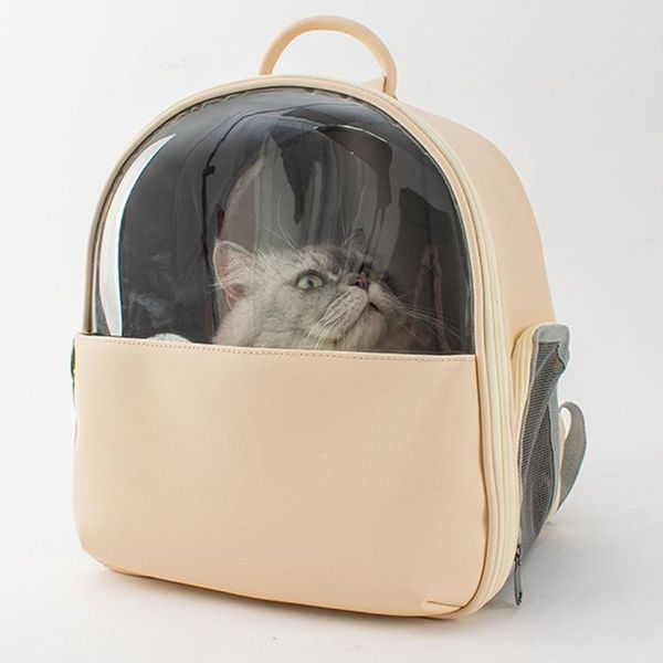 backpack clear pu leather fashion small pets cat bag simple breathable portable pet outdoor travel transparent space bags
backpack clear pu leather fashion small pets cat bag simple breathable portable pet outdoor travel transparent space bags