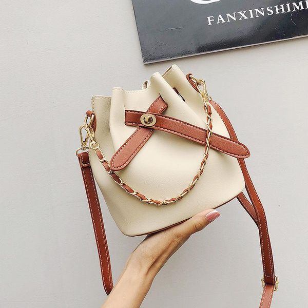 evening bags patchwork bucket women fashion no zipper open pocket chains pu designer crossbody bag casual shoulder ladies hand
evening bags patchwork bucket women fashion no zipper open pocket chains pu designer crossbody bag casual shoulder ladies hand