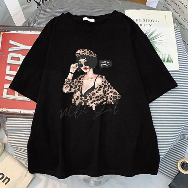 women's t-shirt leopard women print womans vintage oversized tshirt harajuku summer quality short sleeve simplicity comfortable, White
women's t-shirt leopard women print womans vintage oversized tshirt harajuku summer quality short sleeve simplicity comfortable, White