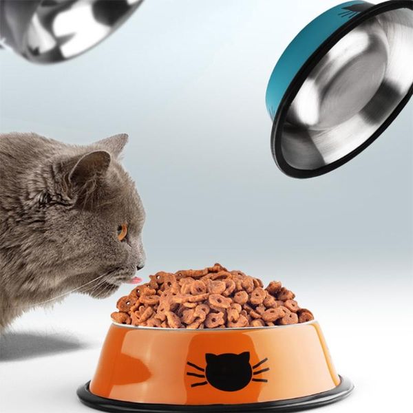 cat bowls & feeders thick non-slip dog bowl foods utensils single stainless steel pet for cats and puppies
cat bowls & feeders thick non-slip dog bowl foods utensils single stainless steel pet for cats and puppies