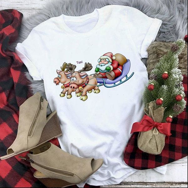 cartoon womens christmas deer print women tshirts round neck loose harajuku white t shirt korean style clothing 
cartoon womens christmas deer print women tshirts round neck loose harajuku white t shirt korean style clothing