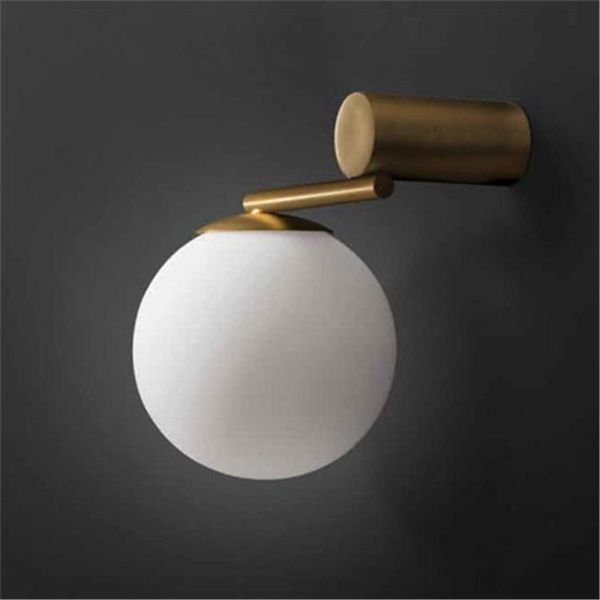 wall lamp postmodern white ball lamps bedroom study corridor bronze nordic american living room bedside sconces lights lighting 
wall lamp postmodern white ball lamps bedroom study corridor bronze nordic american living room bedside sconces lights lighting