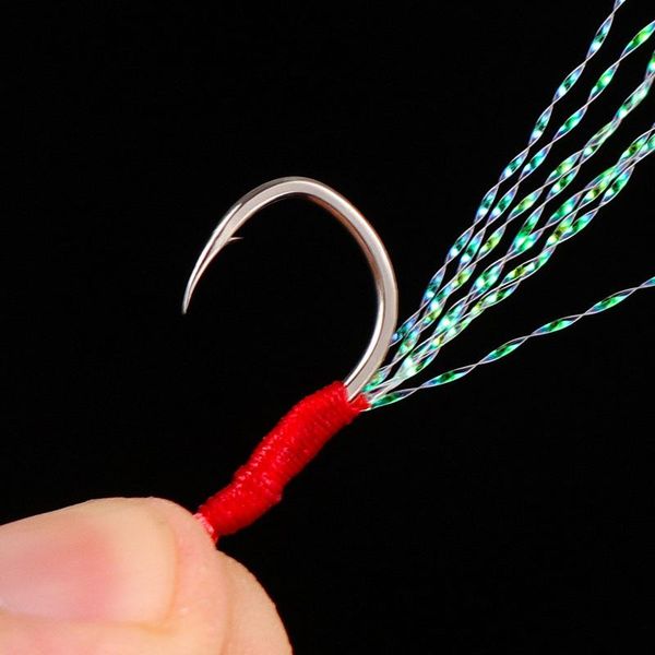 20pcs enhanced barbed fishing lure sharp hook with bright feather high carbon steel tackle accessories for bass hooks
20pcs enhanced barbed fishing lure sharp hook with bright feather high carbon steel tackle accessories for bass hooks