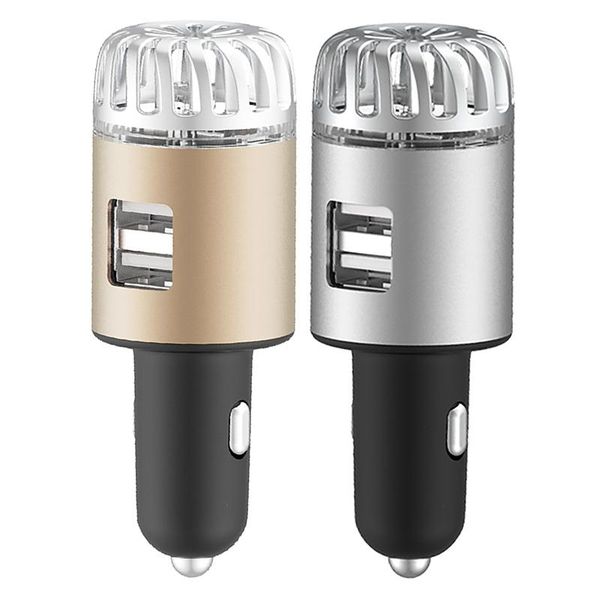 air purifiers car purifier 20 million negative ion dual usb charger 2 in 1