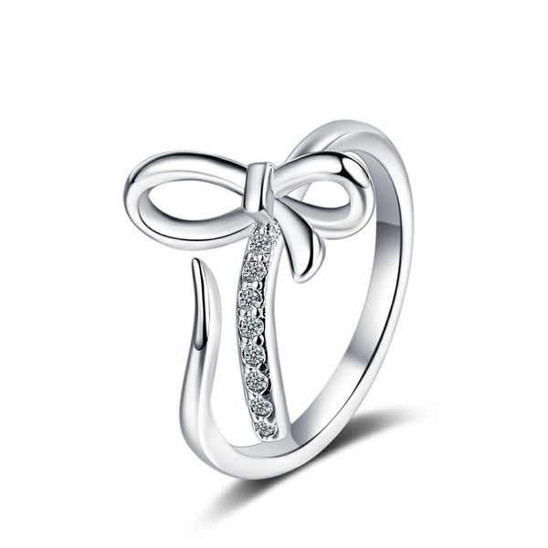 fashion korean 925 sterling silver cubic zircon bowknot finger band ring party gifts wholesale, Golden;silver
fashion korean 925 sterling silver cubic zircon bowknot finger band ring party gifts wholesale, Golden;silver