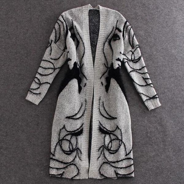 knitted long trench coat womens sweater women autumn winter oversize cardigan batwing sleeve female jumper, White;black
knitted long trench coat womens sweater women autumn winter oversize cardigan batwing sleeve female jumper, White;black
