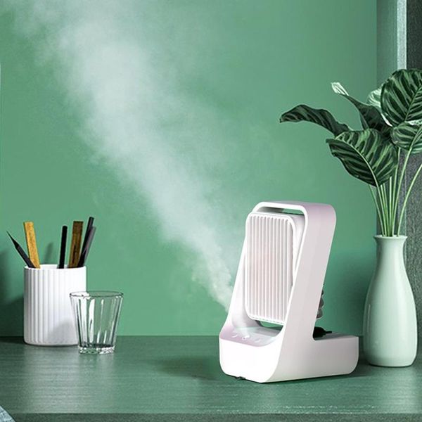 electric fans portable desk humidifying fan usb charging smart personal cooling tool for summer home and office appliances 2021
electric fans portable desk humidifying fan usb charging smart personal cooling tool for summer home and office appliances 2021