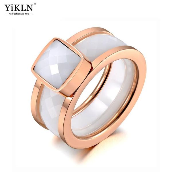 wedding rings yikln trendy titanium stainless steel white/black cut ceramic for women girls elegant charm ring jewelry yr19134, Slivery;golden
wedding rings yikln trendy titanium stainless steel white/black cut ceramic for women girls elegant charm ring jewelry yr19134, Slivery;golden