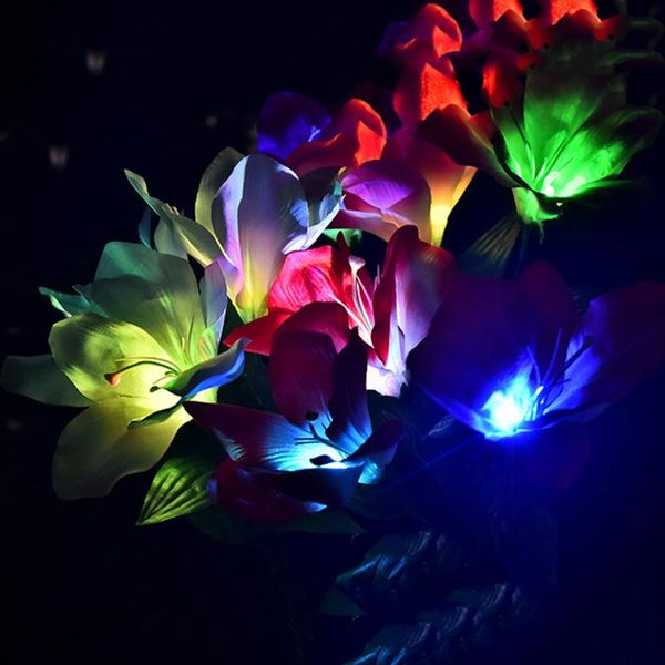 solar lamps led waterproof ground fiber optic lights gradient clivia shape light power easy installation
solar lamps led waterproof ground fiber optic lights gradient clivia shape light power easy installation