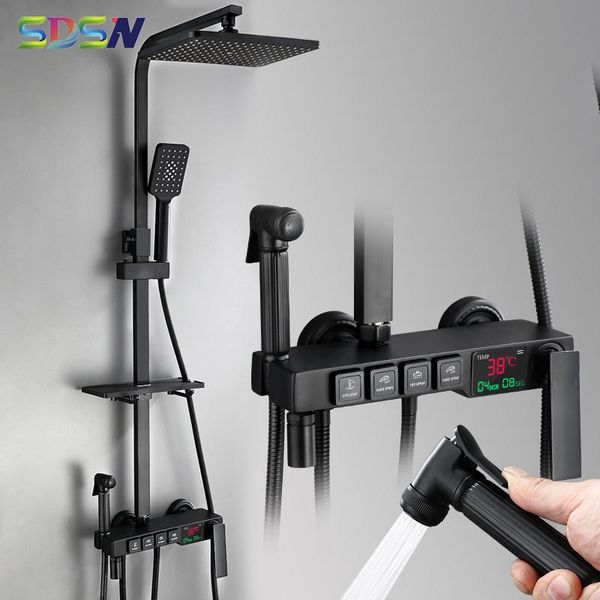 digital shower set sdsn black bronze bathroom bathtub faucet quality brass faucets square thermostatic bath sets
digital shower set sdsn black bronze bathroom bathtub faucet quality brass faucets square thermostatic bath sets