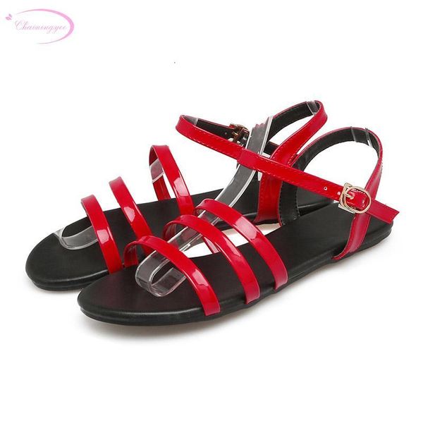 sandals chainingyee leisure style comfortable summer sandal fashion belt buckle narrow band white black red gold flat with women's shoe
sandals chainingyee leisure style comfortable summer sandal fashion belt buckle narrow band white black red gold flat with women's shoe