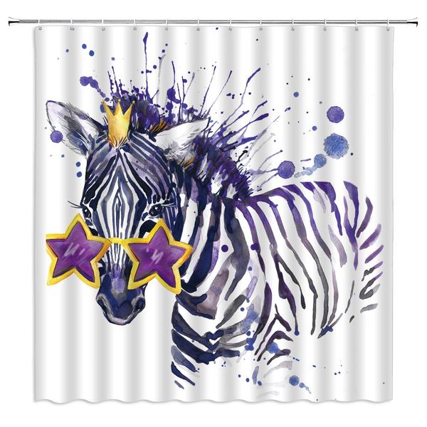 zebra shower curtain abstract watercolor africa wild animal wore sunglass chic funky funny hipster hippie striped animal skin
zebra shower curtain abstract watercolor africa wild animal wore sunglass chic funky funny hipster hippie striped animal skin