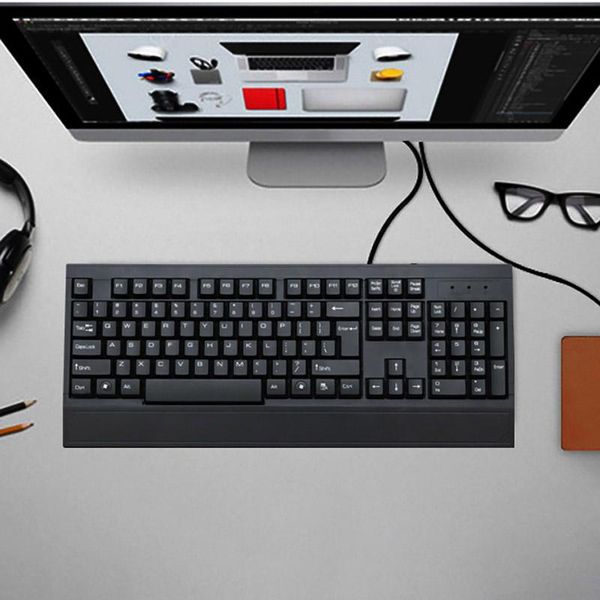 nice usb wired keyboard and mouse combination 104-key waterproof membrane suitable for gamers computer office keyboards
nice usb wired keyboard and mouse combination 104-key waterproof membrane suitable for gamers computer office keyboards