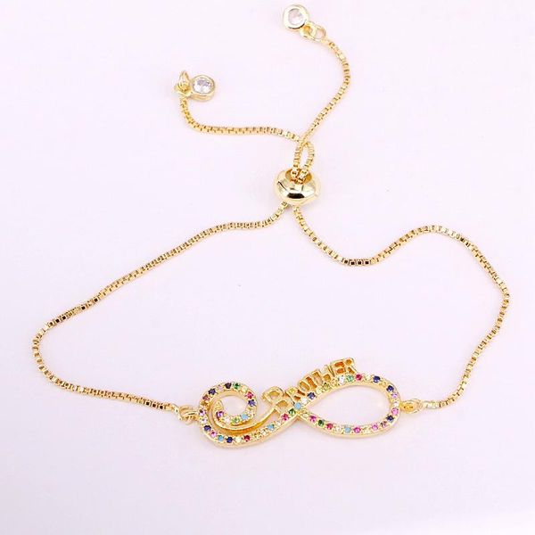 link, chain 3pcs, rainbow crystal zirconia jewelry cz micro pave charm infinity copper bracelets for women, Black
link, chain 3pcs, rainbow crystal zirconia jewelry cz micro pave charm infinity copper bracelets for women, Black