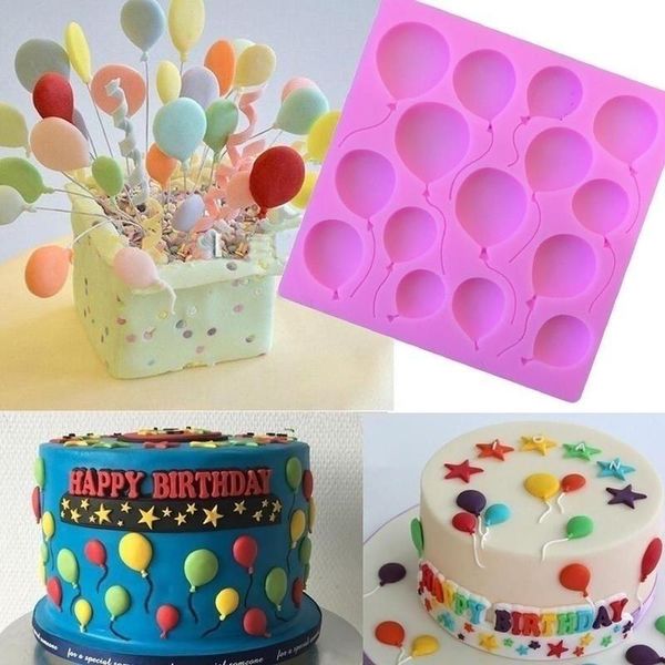 silicone balloons fondant cake sugarcraft chocolate decorating mold baking tools 
silicone balloons fondant cake sugarcraft chocolate decorating mold baking tools