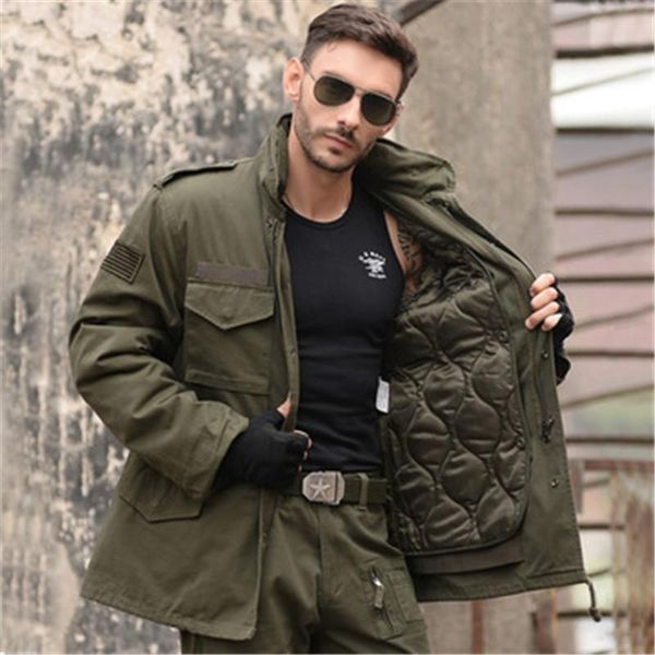 men's trench coats spring autumn winter outdoor army fan jacket coat thick windbreaker detachable cotton liner male military clothing l, Tan;black
men's trench coats spring autumn winter outdoor army fan jacket coat thick windbreaker detachable cotton liner male military clothing l, Tan;black