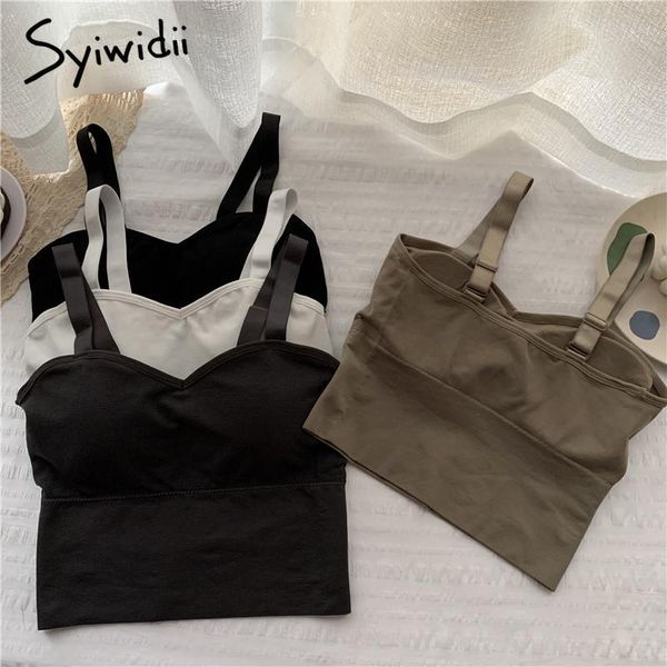 women's tanks & camis syiwidii korean white spaghetti strap tank for women sleeveless crop female short streetwear clothes
women's tanks & camis syiwidii korean white spaghetti strap tank for women sleeveless crop female short streetwear clothes