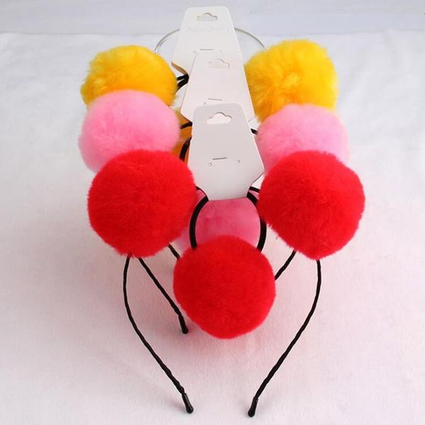 pompon ball headband elastic hair band girls headwear birthday party halloween christmas accessories, Slivery;white
pompon ball headband elastic hair band girls headwear birthday party halloween christmas accessories, Slivery;white