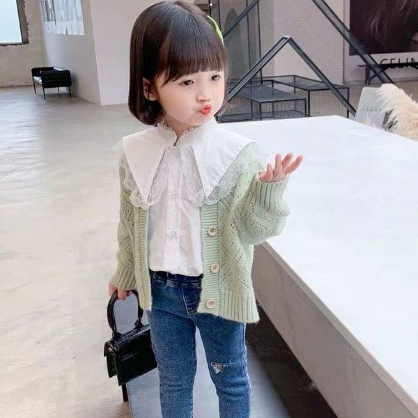 jackets 2021 spring autumn girls windbreaker knitted coat solid color jacket outwear single breasted children clothing 2-8 years old, Blue;gray
jackets 2021 spring autumn girls windbreaker knitted coat solid color jacket outwear single breasted children clothing 2-8 years old, Blue;gray