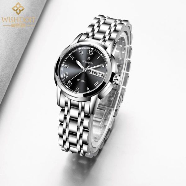women watches brand waterproof luminous classic calendar week quartz ladies steel belt watch relogio feminino wristwatches, Slivery;brown
women watches brand waterproof luminous classic calendar week quartz ladies steel belt watch relogio feminino wristwatches, Slivery;brown