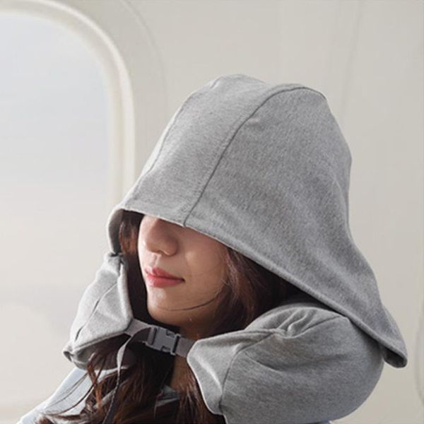 pillow u-shaped hat neckpillow multi-function aircraft airplane car office rest neck cushion grey sleep travel accessories 
pillow u-shaped hat neckpillow multi-function aircraft airplane car office rest neck cushion grey sleep travel accessories