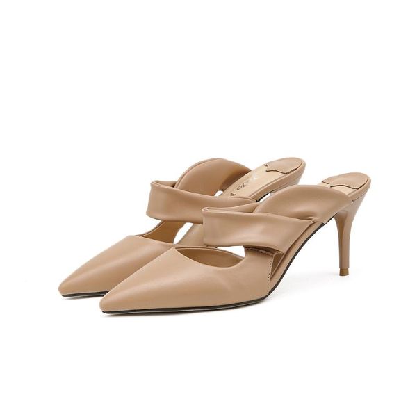 slippers women sandals cross band french girl slides high heels spring autumn 2021 pointed toe office lady casual shoes, Black
slippers women sandals cross band french girl slides high heels spring autumn 2021 pointed toe office lady casual shoes, Black