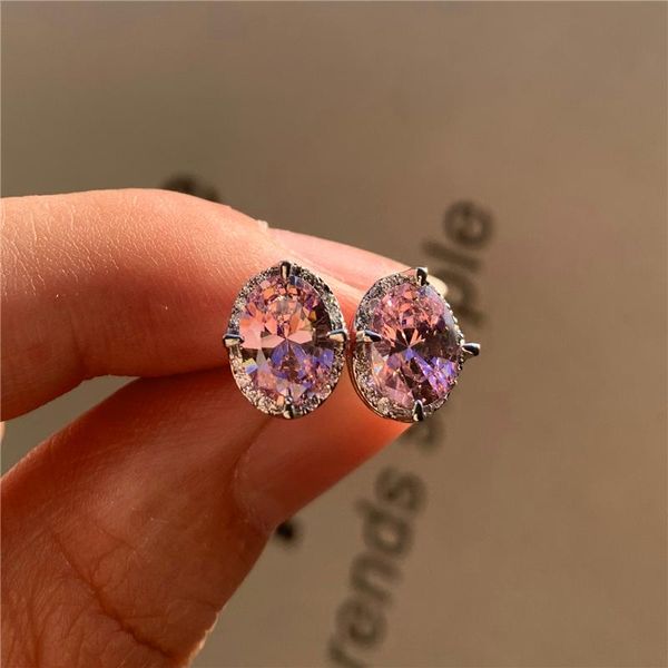 simple female rainbow crystal earrings charm gold silver color small stud luxury oval zircon wedding for women, Golden;silver
simple female rainbow crystal earrings charm gold silver color small stud luxury oval zircon wedding for women, Golden;silver