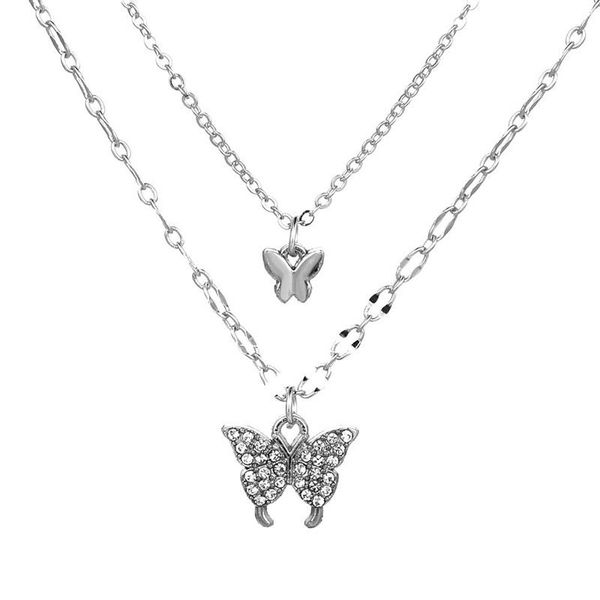 pendant necklaces 925 silver sterling trendy shiny butterfly necklace for women double layer clavicle chain jewelry gift
pendant necklaces 925 silver sterling trendy shiny butterfly necklace for women double layer clavicle chain jewelry gift
