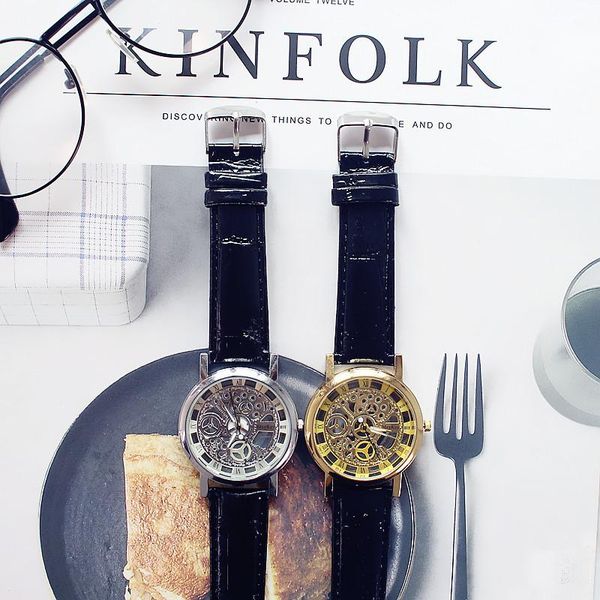 wristwatches men's and women's watches double-sided hollow non-mechanical quartz couple luxury casual, Slivery;brown
wristwatches men's and women's watches double-sided hollow non-mechanical quartz couple luxury casual, Slivery;brown