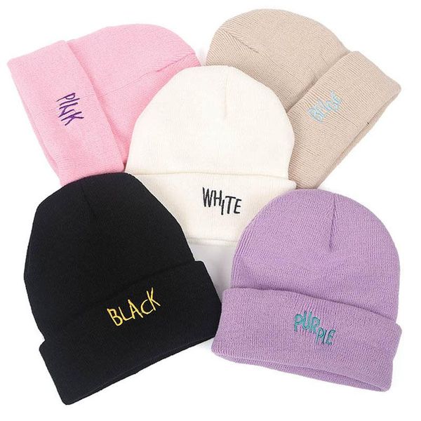 beanies simple embroidered acrylic knitted beanie cap hat winter pink white black purple beige match color letters wholesale bonnets
beanies simple embroidered acrylic knitted beanie cap hat winter pink white black purple beige match color letters wholesale bonnets