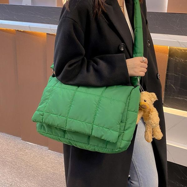 evening bags 2021 cotton nylon big shoulder bag casual female shopper padded crossbody winter quilted handbags
evening bags 2021 cotton nylon big shoulder bag casual female shopper padded crossbody winter quilted handbags