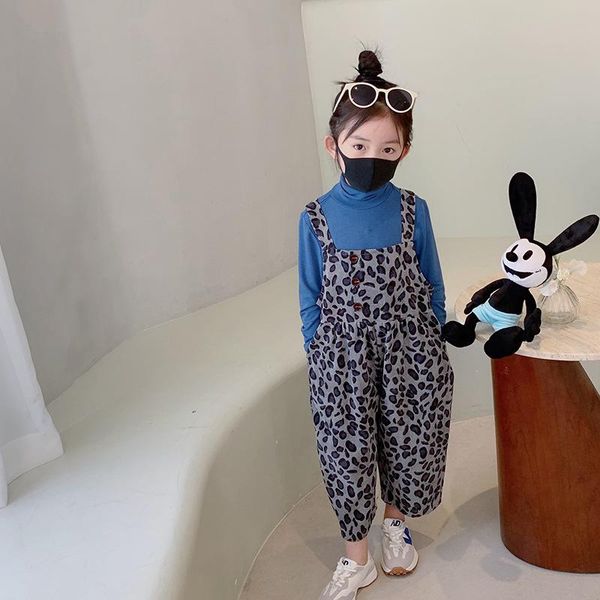jumpsuits overalls elastic waist ankle-length pants cotton loose simple casual animal spring autumn children for girls, Blue
jumpsuits overalls elastic waist ankle-length pants cotton loose simple casual animal spring autumn children for girls, Blue