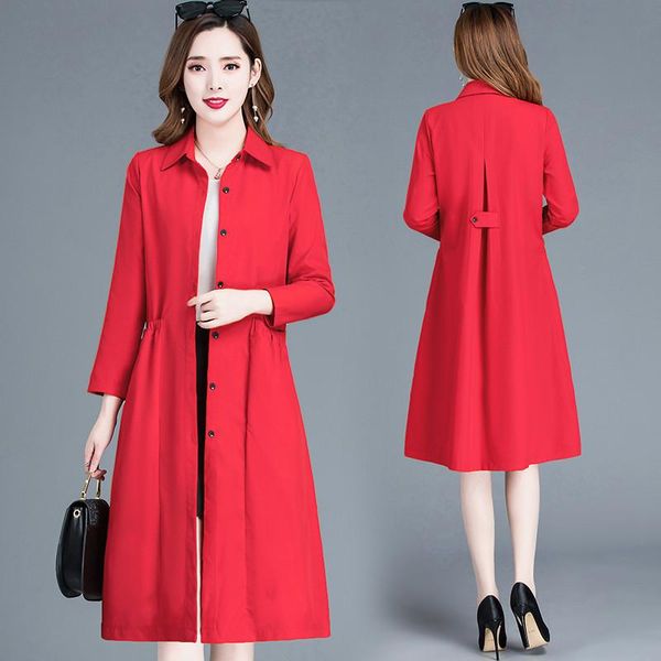 women's trench coats spring long windbreaker female solid single-breasted thin coat loose plus size 5xl autumn outerwear women clothing, Tan;black
women's trench coats spring long windbreaker female solid single-breasted thin coat loose plus size 5xl autumn outerwear women clothing, Tan;black