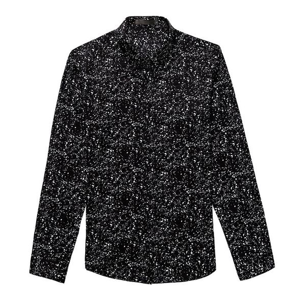 men's casual shirts floral men fashion long sleeve slim fit shirt business formal dress streetwear party camisa masculina, White;black
men's casual shirts floral men fashion long sleeve slim fit shirt business formal dress streetwear party camisa masculina, White;black