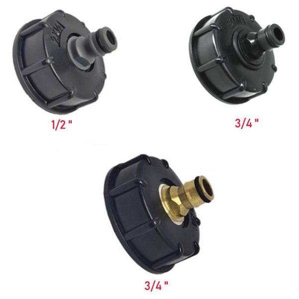 1/2" 3/4" ibc hose adapter reducer connector water tank fitting 2'' standard coarse thread durable garden pipe storage w
1/2" 3/4" ibc hose adapter reducer connector water tank fitting 2'' standard coarse thread durable garden pipe storage w