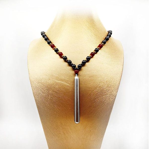 pendant necklaces 2021 health anion energy healing black hematite with magnetic therapy beaded collar hombre wholesale jewelry female, Silver
pendant necklaces 2021 health anion energy healing black hematite with magnetic therapy beaded collar hombre wholesale jewelry female, Silver