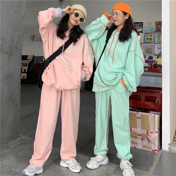 women's two piece pants hoodie two-piece suit trousers solid color casual pullover 2021 fall elastic sports sportswear, White
women's two piece pants hoodie two-piece suit trousers solid color casual pullover 2021 fall elastic sports sportswear, White