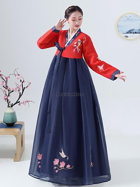 women traditional korean hanbok dress retro elegant princess royal court gown party folk dance stage oriantal ethnic clothing, Red
women traditional korean hanbok dress retro elegant princess royal court gown party folk dance stage oriantal ethnic clothing, Red