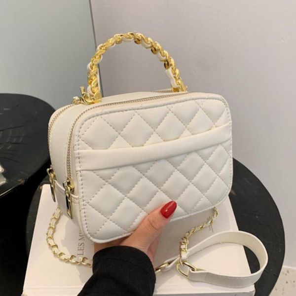 evening bags lattice square tote bag 2021 fashion high-quality pu leather women's designer handbag shoulder messenger
evening bags lattice square tote bag 2021 fashion high-quality pu leather women's designer handbag shoulder messenger