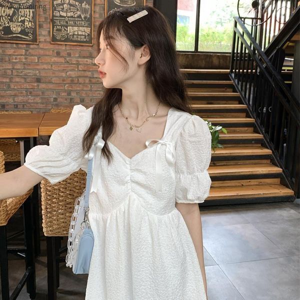 casual dresses 2021 summer dress puff sleeve princess super fairy temperament halter bow tie waist gentle and generous sweet, Black;gray
casual dresses 2021 summer dress puff sleeve princess super fairy temperament halter bow tie waist gentle and generous sweet, Black;gray