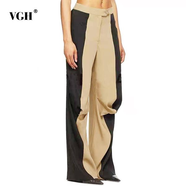 women's pants & capris vgh casual loose colorblock high waist korean fashion ruched slim straight trousers female 2021 summer clothes, Black;white
women's pants & capris vgh casual loose colorblock high waist korean fashion ruched slim straight trousers female 2021 summer clothes, Black;white