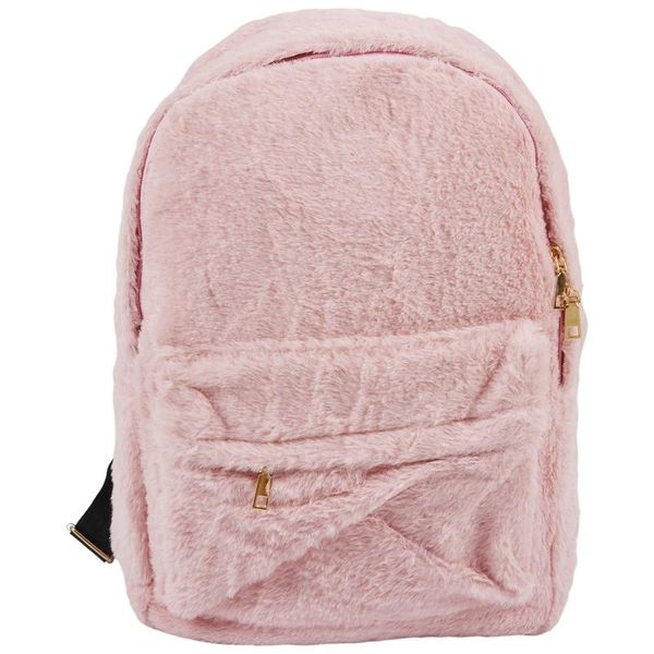 school bags women soft faux fur plush backpack shoulder bag fluffy with heart pendant (pink)
school bags women soft faux fur plush backpack shoulder bag fluffy with heart pendant (pink)