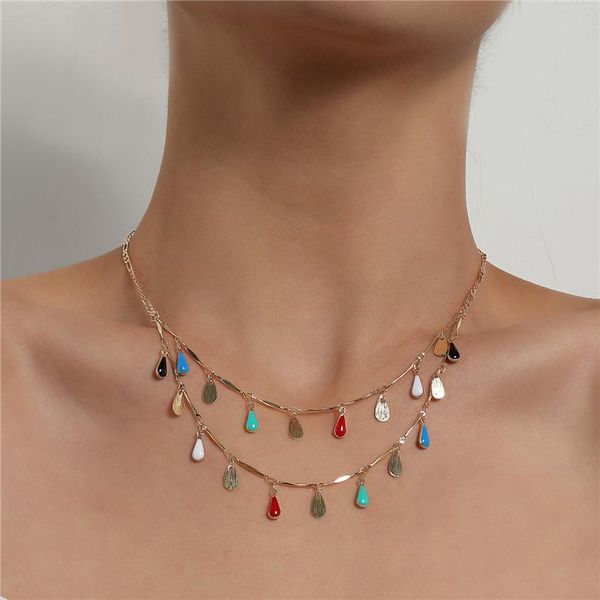chokers fashion statement necklace 2021 luxury double-layer gold silver color choker necklaces for women small drop pendant accessories, Golden;silver
chokers fashion statement necklace 2021 luxury double-layer gold silver color choker necklaces for women small drop pendant accessories, Golden;silver