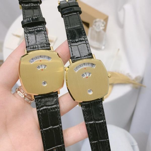 wristwatches 35mm 38mm couple grip watch genuine calender wrist gold color marked watches for women men ruler clock, Slivery;brown 
wristwatches 35mm 38mm couple grip watch genuine calender wrist gold color marked watches for women men ruler clock, Slivery;brown