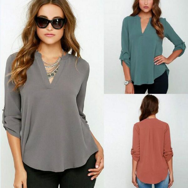 solid chiffon blouse women 2021 fashion white blouses summer autumn pluse size female blusas mujer de moda shirt women's & shirts
solid chiffon blouse women 2021 fashion white blouses summer autumn pluse size female blusas mujer de moda shirt women's & shirts