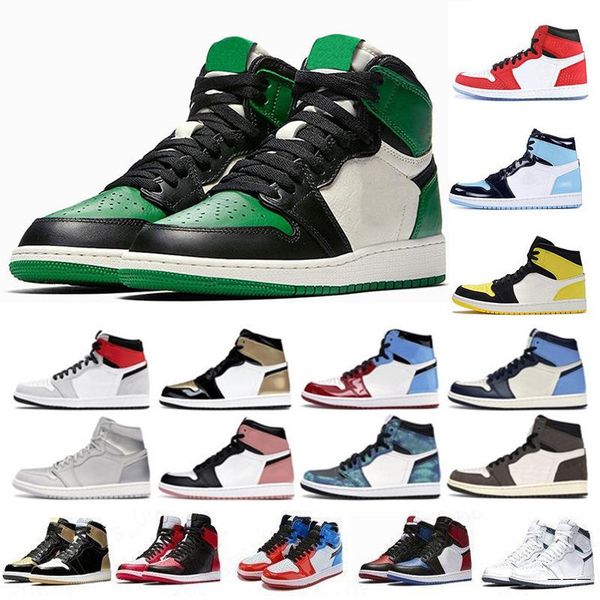1 high og basketballs shoes 1s royal toe pink green black court purple white unc patent men sneakers trainers
1 high og basketballs shoes 1s royal toe pink green black court purple white unc patent men sneakers trainers